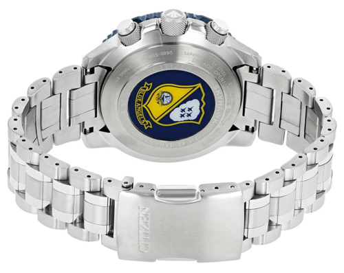 שעון טייסים אנלוגי דיגיטלי Citizen JY807852L רדיו קונטרול אקו דרייב וספיר