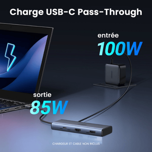 תחנת עגינה 7ב-1 Ugreen CM498 USB-C HDMI Hubברפאלי - refali.co.il