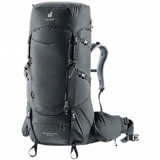 תרמיל מסע (נשים) - Deuter Aircontact Core 55+10 SL - אפור פחם