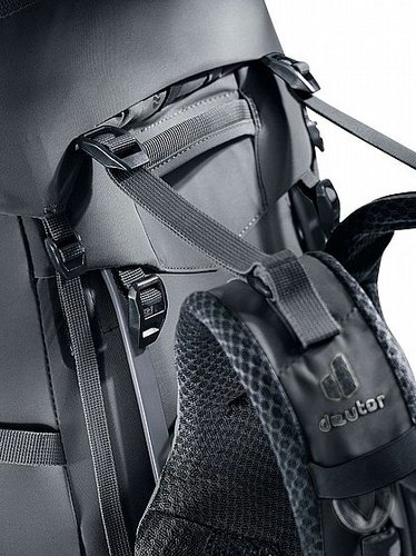 תרמיל מסע (נשים) - Deuter Aircontact Core 55+10 SL - אפור פחם