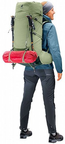 תרמיל מסע (נשים) - Deuter Aircontact Core 55+10 SL - ירוק