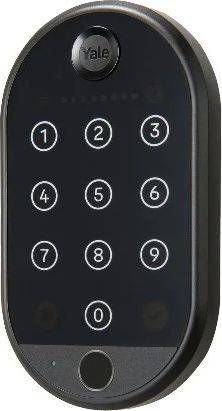 מנעול חכם לדלת Linus L2 + קודן טביעת אצבע KeyPad 2 מבית Yale - צבע כסוף 