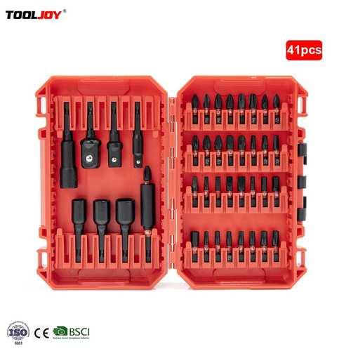 סט 41 ביטים ומתאמים ToolJoy