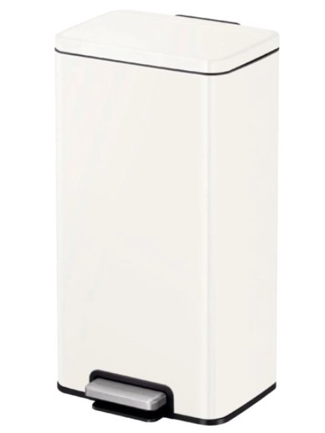 פח אשפה עם דוושה צבע לבן Eko Madison EK9361 30L