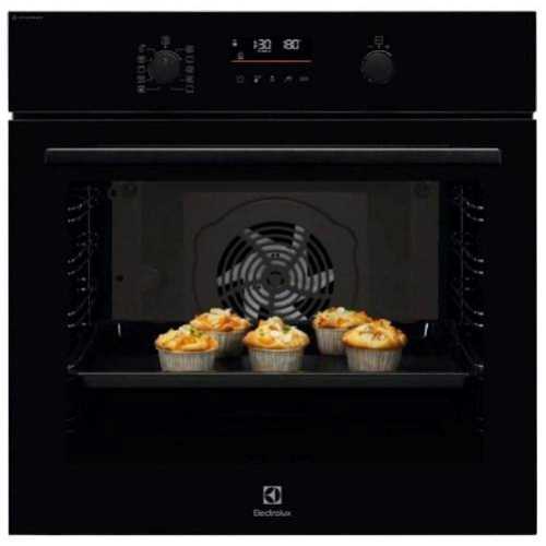 תנור בנוי פירוליטי Electrolux דגם EOP5322K אלקטרולוקס זכוכית שחורה