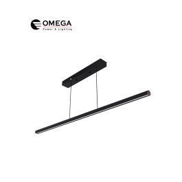 פרופיל תלוי CCT 30W GlowBar שחור OMEGA 1200mm