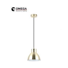 גוף תאורה תלוי שיר בסיס עגול E27 זהב