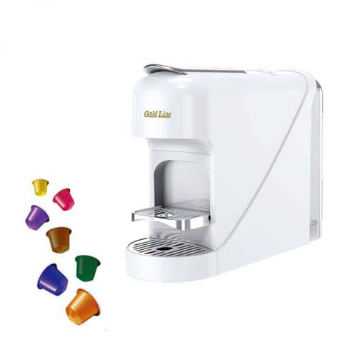 ‏מכונת אספרסו L’agolde Del Caffe ATL-5009 Gold Line גולד ליין - צבע לבן