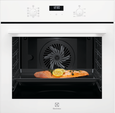 תנור רב תכליתי 71 ליטר דגם Electrolux EOH6231 אלקטרולוקס שחור/ לבן/ נירוסטה