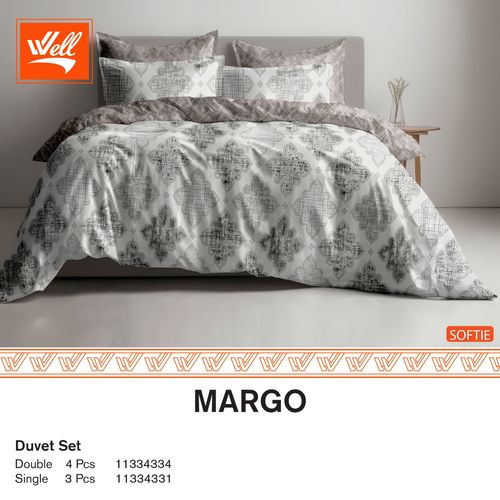 סט מצעים יחיד 100% סאטן אל-קמט SOFTIE MARGO