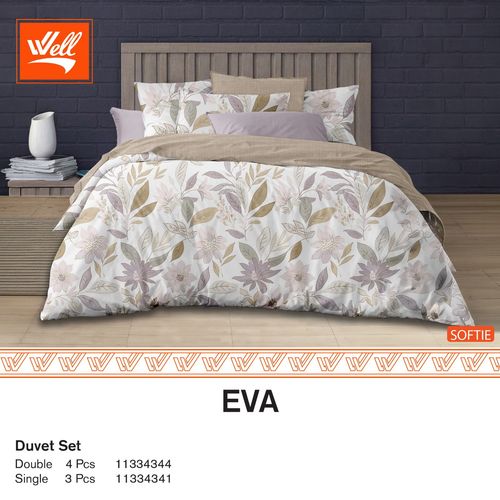 סט מצעים יחיד 100% סאטן אל-קמט SOFTIE EVA
