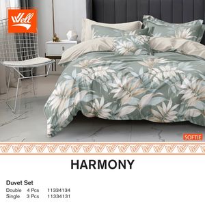 סט מצעים זוגי 180 100% סאטן אל-קמט SOFTIE HARMONY
