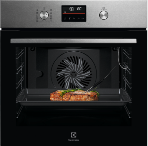 תנור פירוליטי רב תכליתי 71 ליטר דגם Electrolux EOP7422 SenseCook אלקטרולוקס נירוסטה/ שחור/ לבן