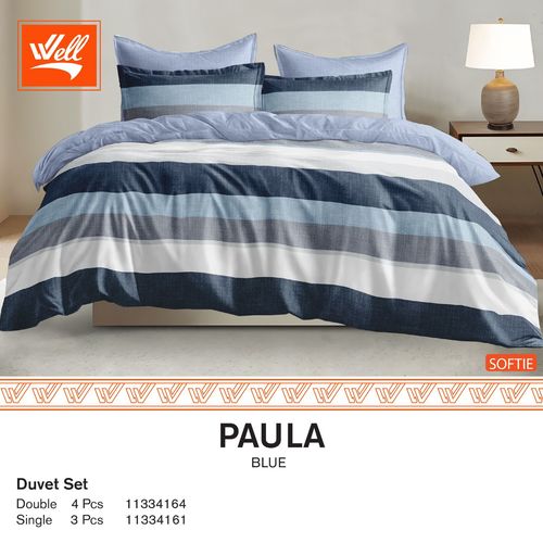 סט מצעים זוגי 180 100% סאטן אל-קמט SOFTIE PAULA