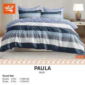 סט מצעים זוגי 180 100% סאטן אל-קמט SOFTIE PAULA