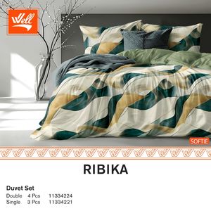 סט מצעים זוגי 180 100% סאטן אל-קמט SOFTIE RIBIKA