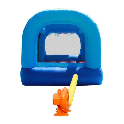 מתקן מתנפח רטוב ויבש Croc Jump & Splash Park עם מגלשה ובריכה 9752