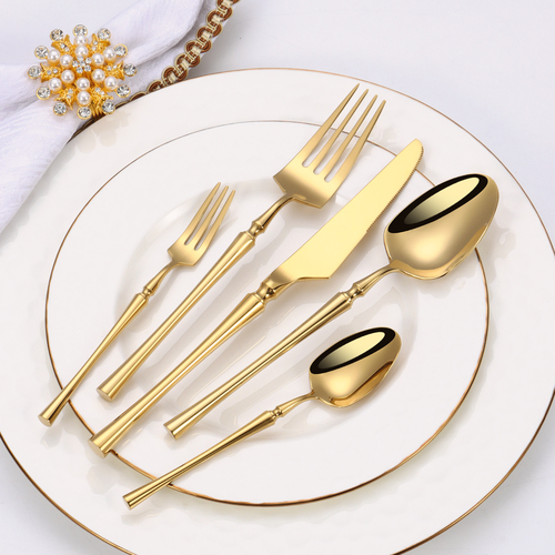 סט סכו"ם 30 חלקים זהב