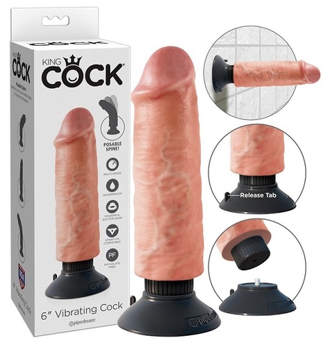 ויברטור ריאליסטי KING COCK