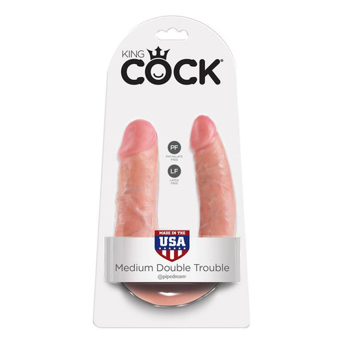דילדו חדירה כפולה KING COCK