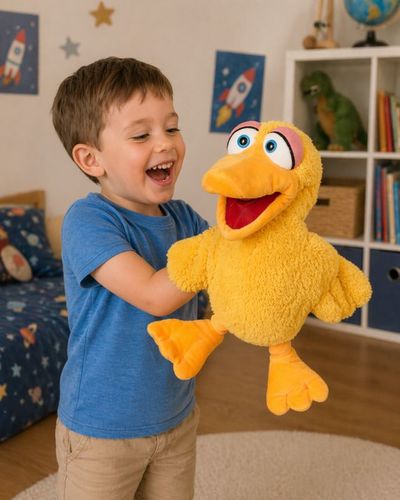 LIVING PUPPET ברווז מצחיק W665 בובת פיתום