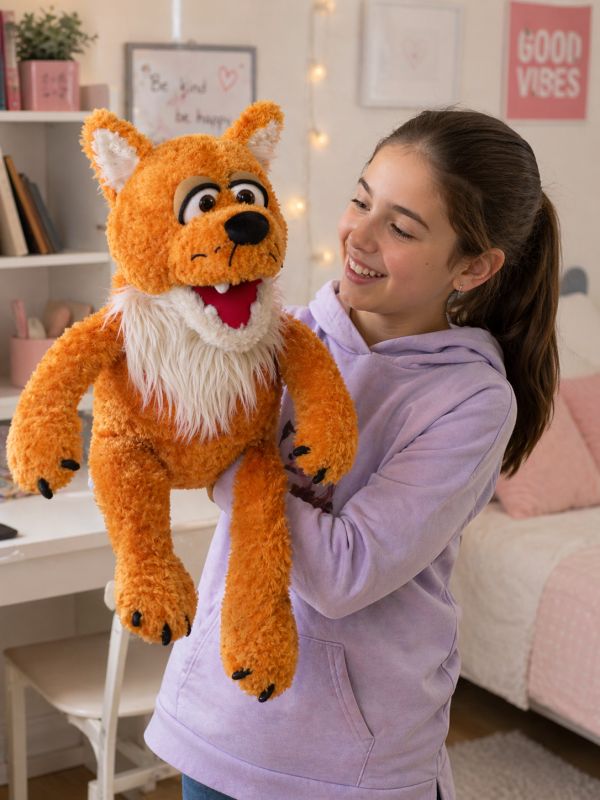LIVING PUPPET השועל פוחס W800 בובת פיתום