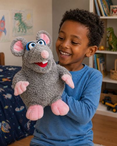 LIVING PUPPET העכבר קלט W908 בובת פיתום