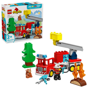 לגו DUPLO – כבאית עם צינור ולוחם אש (10473) LEGO