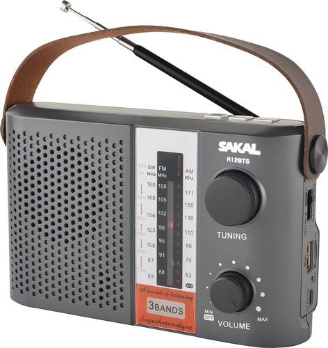 רדיו קומפקטי נטען SAKAL R12BTS. סקל אלקטרוניקה