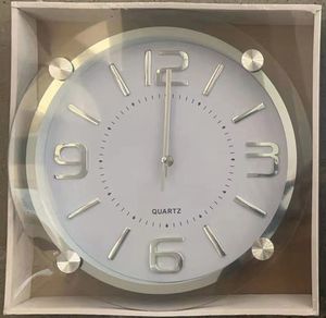 שעון קיר אנלוגי מהודר 13.5 אינץ עגול. סקל אלקטרוניקה