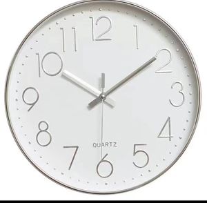 שעון קיר ממתכת 12 אינץ . סקל אלקטרוניקה