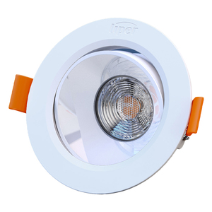 שקוע לד COB מתכוונן 7W עגול CCT לבן Liper Angel