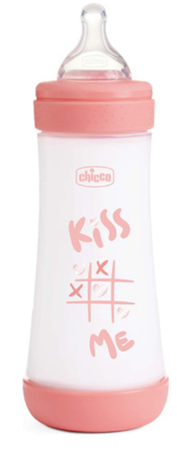 בקבוק האכלה לתינוק Perfect 5 ‏300 מ״ל ורוד Chicco