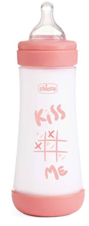 בקבוק האכלה לתינוק Perfect 5 ‏300 מ״ל ורוד Chicco