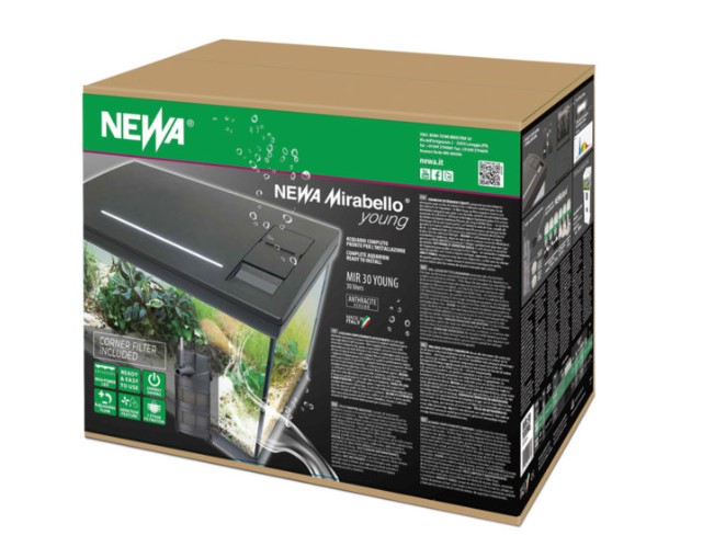 אקווריום מירבלו לד צמחיה 63X33X46 19W