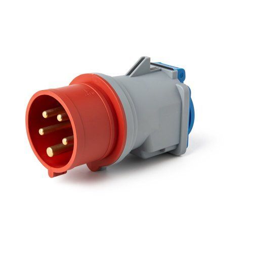  מעביר תקע תעשייתי 5X16 לשקע ישראלי 