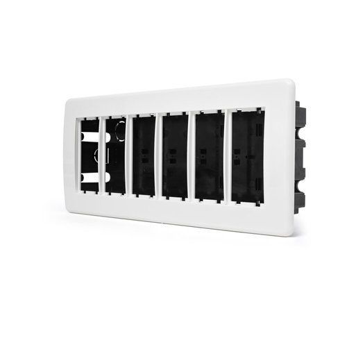  עמדת  HOME & OFFICE תחת הטיח 12 מודול, ללא אביזרים 