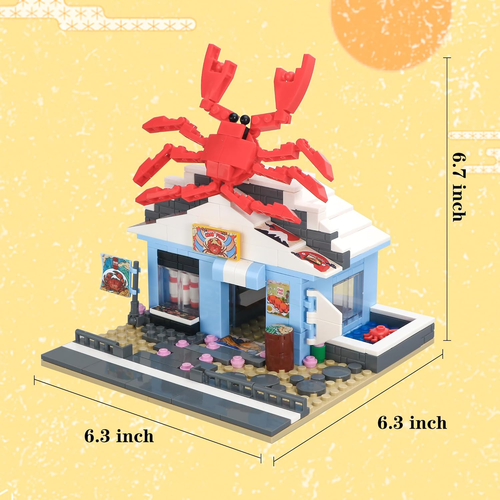 מסעדת הסרטנים City ערכת בנייה עם 344 חלקים דגם 4212