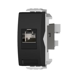  שקע מחשב לא מסוכך RJ45 CAT6A UTP, שחור 1M ניסקו סוויץ