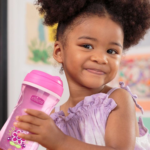 כוס שתייה ספורטיבית Active Cup ורוד Chicco