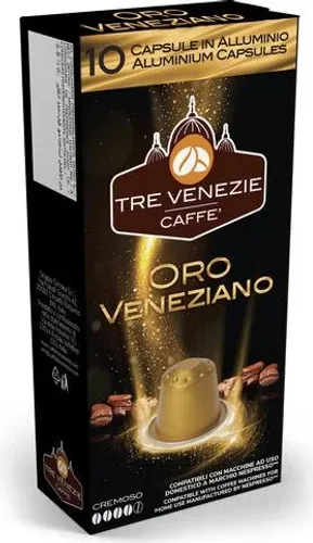 Tre Venezie Oro Veneziano – קפסולות קפה תואמות נספרסו