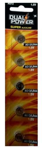 חמישיית סוללות AG13 | LR44