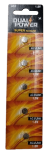 חמישיית סוללות LR41 | AG3