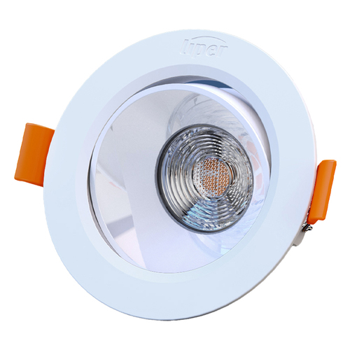 שקוע לד COB מתכוונן 10W עגול CCT לבן Liper Angel
