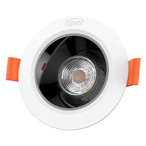 שקוע לד COB מתכוונן 10W עגול CCT לבן+שחור Liper Angel