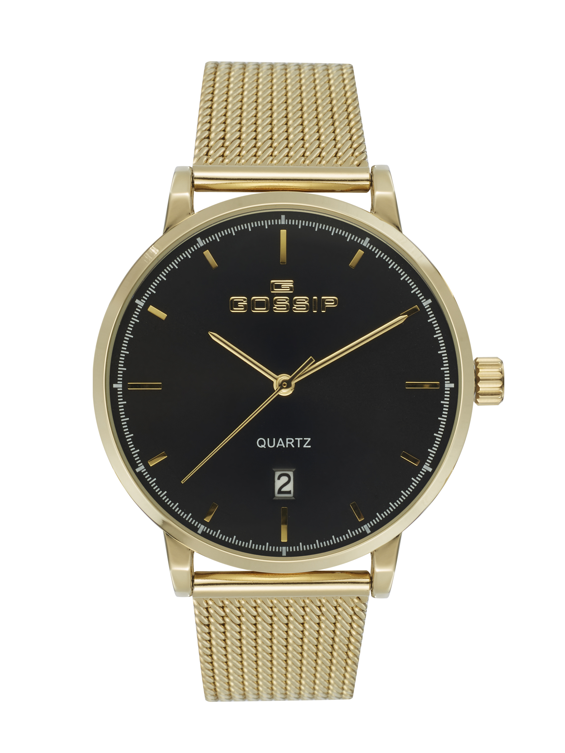 גברי  רשת זהב ל.שחור - 42MM