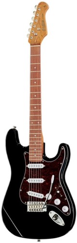 Harley Benton st-62bk vintage series electric guitar