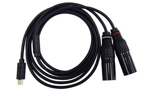 כבל Type C to 2*XLR אורך 2 מטר 