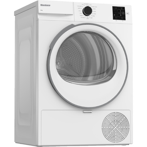 מייבש כביסה קונדנסור - 8 ק"ג Blomberg BT682W  -HEAT PUMP בלומברג