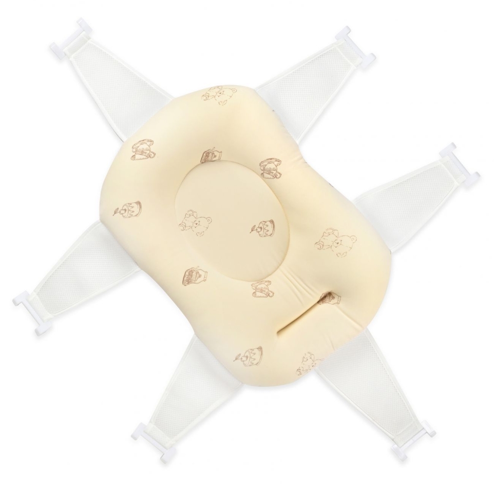 כרית צפה לאמבטיה לתינוק עם רצועות  LAURA Teddy